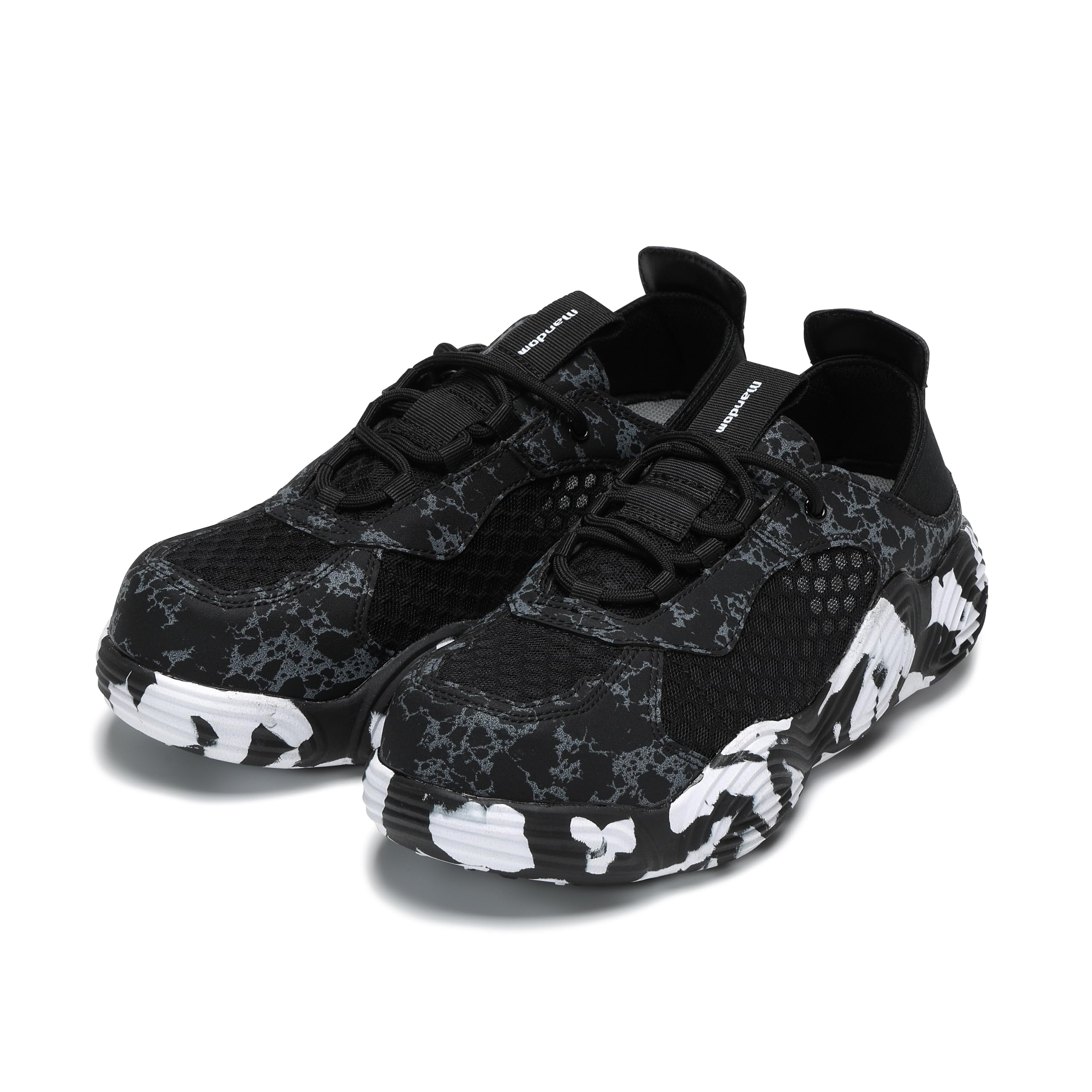 

Margo Safety Shoes, Work Shoes, Resin Toe Cap, Breathable, Lightweight, Heel-Sweeping, Mandom LightCool 813, Men s, MNDM813, Marble, Size 28