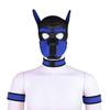New Dog Rubber Mask Set Club Wear Cosplay Hood 4Pcs/set
