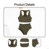 1/12 Miniature Clothing Ensemble with Sports Top and Shorts for Female Dolls