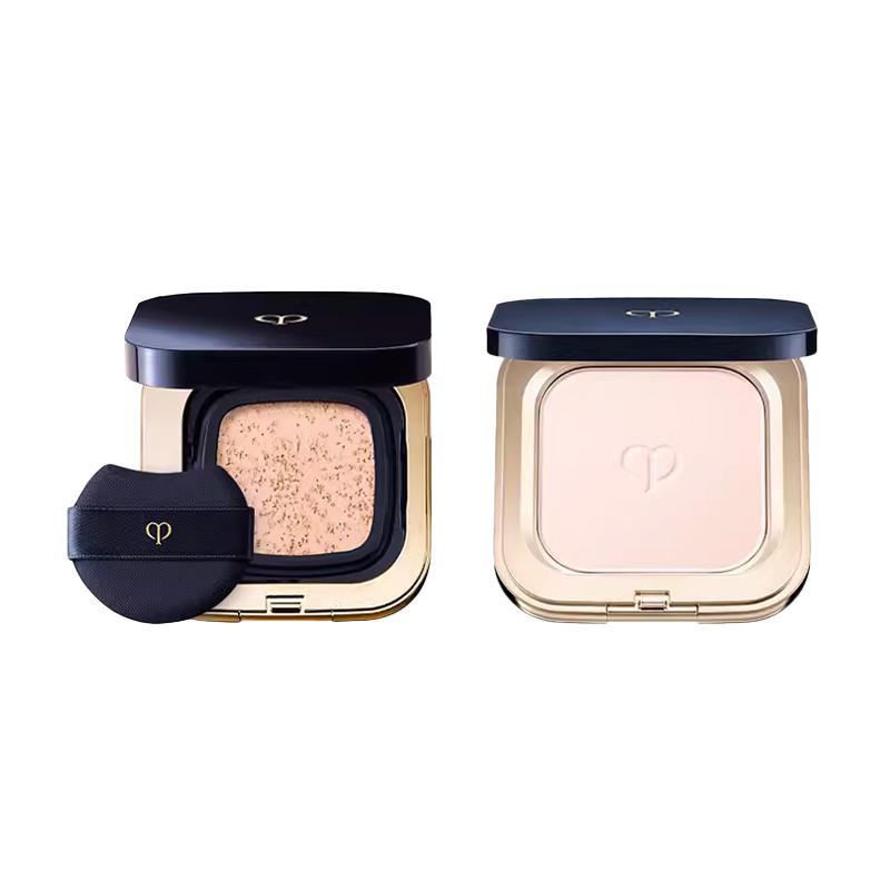 CPB Набор макияжа Skin Key Cream Коррекция тона кожи + Кушон #I10 Слоновая кость 15г Светящаяся пудра 5г белый