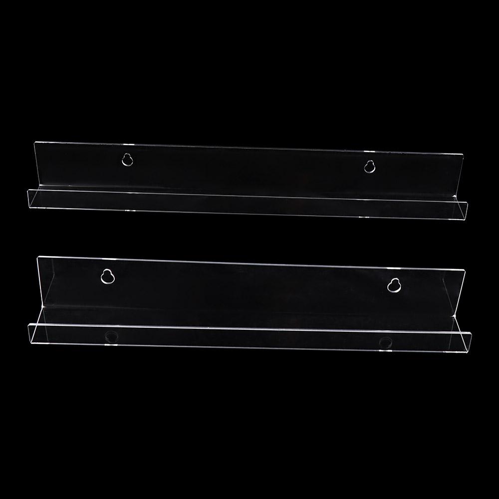 Clear Album Record Holder Display Acrylic Magazine Rack Floating Shelves for Books  Living Room