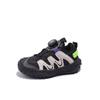 Boys Black Sneakers 2025 Autumn New Fried Street Running Children's Shoes Soft-soled Boys Dad Two Cotton Shoes