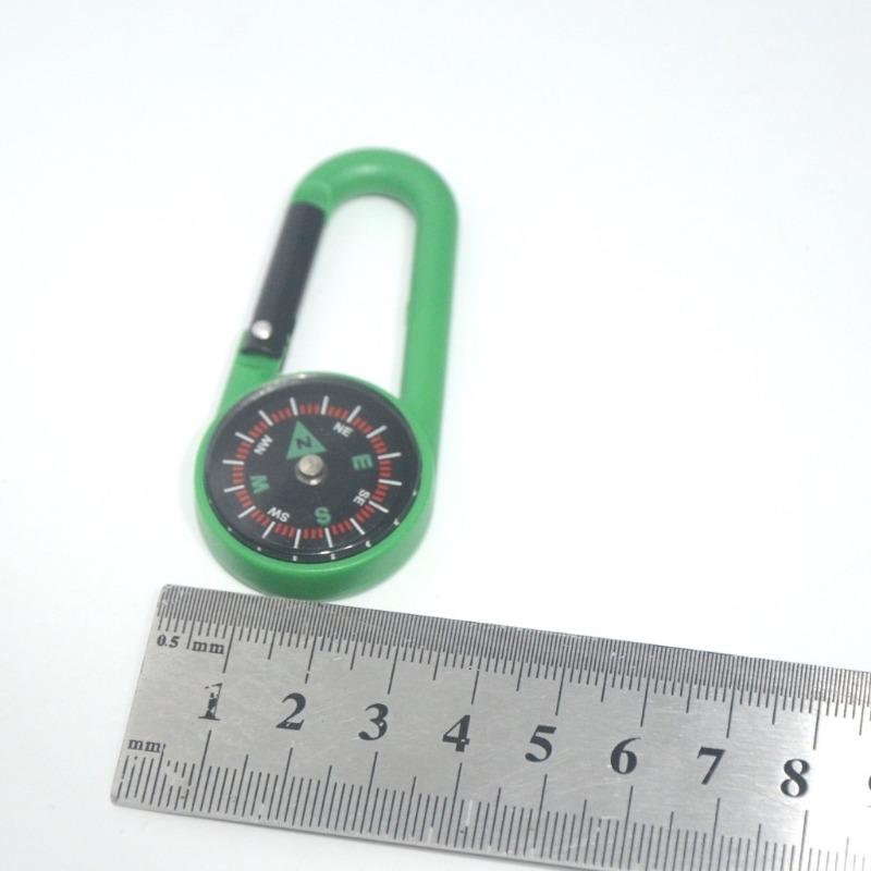 Multifunctional Outdoor Plastic Carabiner Compass Compass Quick Release Keychain Compass Carabiner Quick Release Buckle