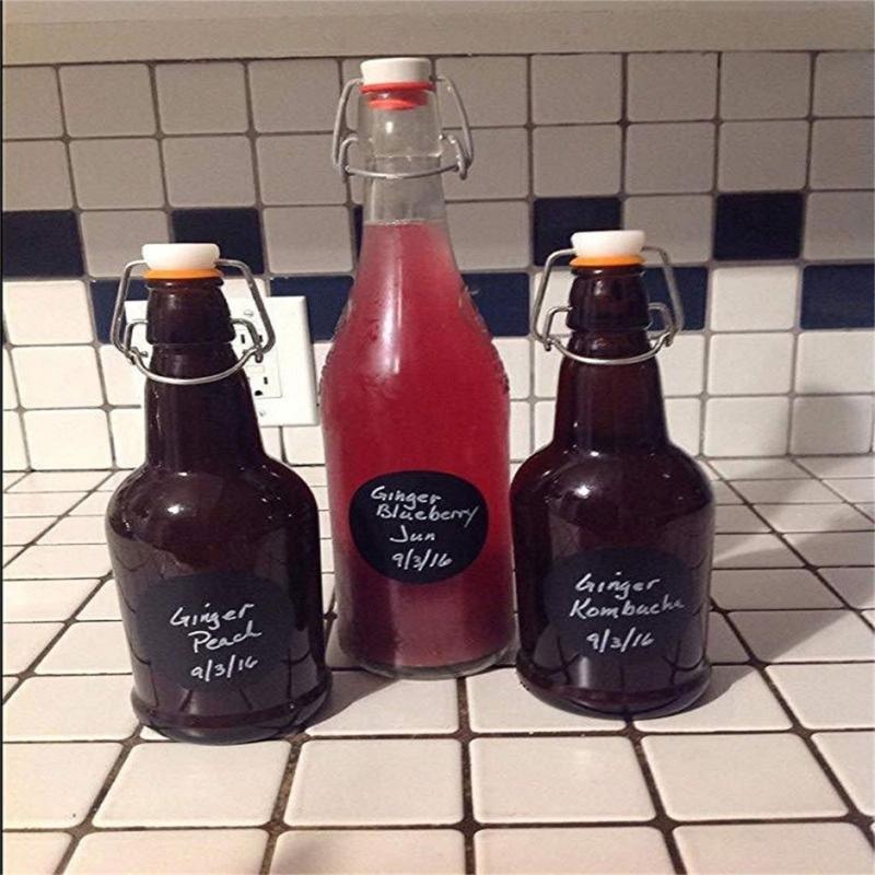 360/900Pcs Chalkboard Labels Removable Food Storage Jar Labels Reusable Blackboard Stickers for Kitchen Food Container