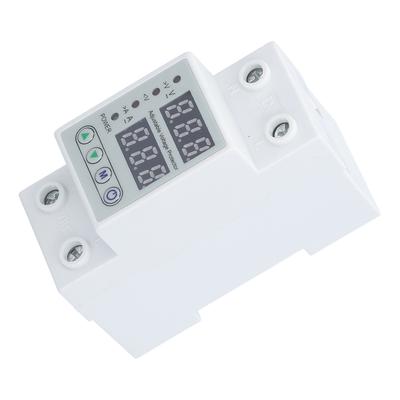 Current Protector AC220V Smart LED Display Voltage Protector Relay for Household Over Voltage Under Voltage Protection