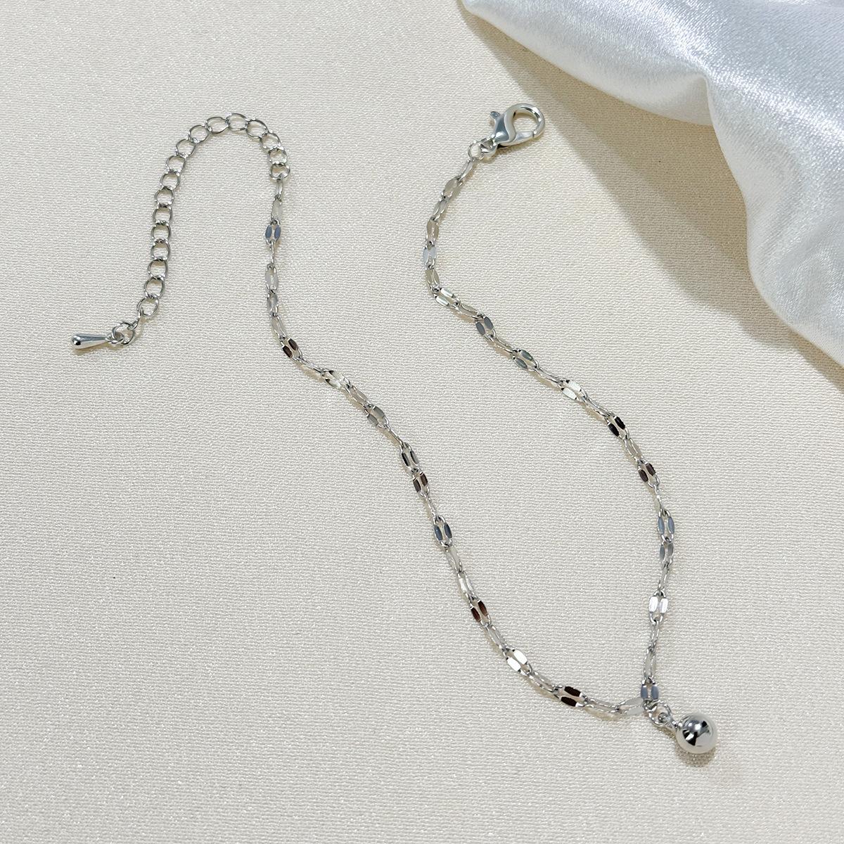 

Переводные бусины на щиколотку, легкие роскошные ювелирные изделия, высококачественные круглые бусины на щиколотку, простая цепочка для ног, женские украшения для ног, ниша