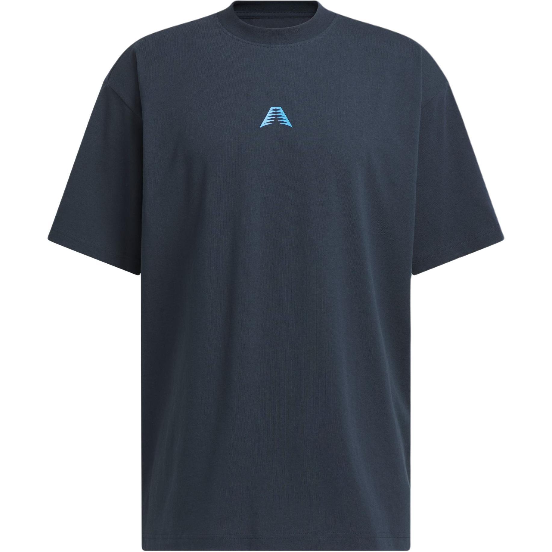 adidas AE Foundation Basketball T-shirt Asia Sizing Navy Men s IW8050 L