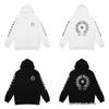 New Chrome Hearts Sanskrit Cross Cropped Hoodie