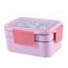 Stainless Steel Bento Box Insulated Thermal with Divided Compartments Food Storage Containers for Hiking Office Camping Outdoor