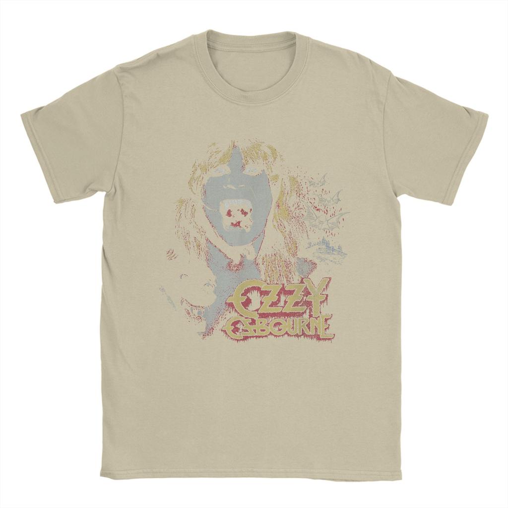 Herren T-Shirt Vintage Speak Of The Devil Heavy Metal Rock Ozzy Osbourne T-Shirts Harajuku Beach T-Shirt Y2K Fun Tops Geschenk