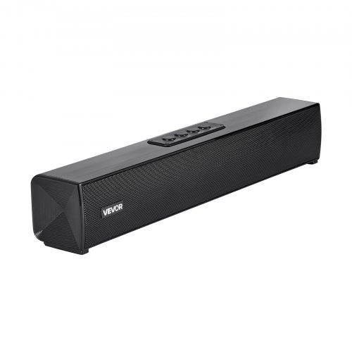VEVOR Sound Bar for Smart TV, 2.0 Channel, 450 Mm Compact Soundbar TV Speakers for Projector, Bluetooth AUX Connection, Remote Control, Easy Setup