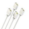 ARGB Splitter 5V 3PIN Connector 1 To 2/3/4 Motherboard Extension Cable Synchronization Tensile Resistant for PC Light Strip Fans