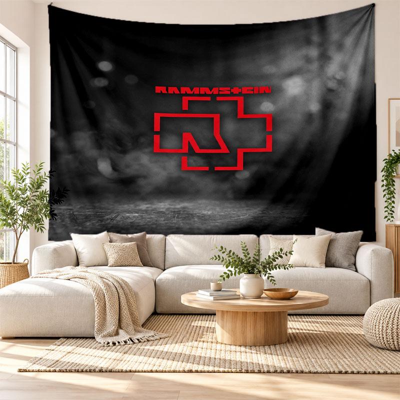 Rammstein Wall Tapestry, Soft Fabric Wall Hanging, Decorative Backdrop For Bedroom Home Wall Art