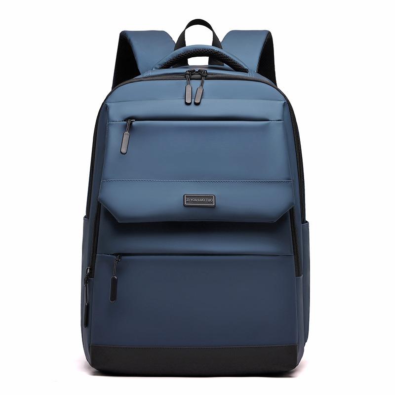 

New casual computer bag versatile backpack men s business travel backpack темно-синього кольору