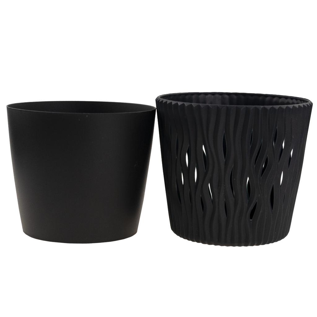 DAGW1-R624 HANGING POT WITH HOOK AND BOW TERRACOTTA PRODUCTION POT HANGING BALCONY ROUND WITH HOOK for flowers