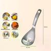 Utensile da Cucina Multifunzionale in Acciaio Inossidabile Per Cucinare Aglio Zenzero Grattugia Trituratore Cucchiaio Articoli per la Cucina