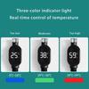 Strong Steel Shower Head Temperature Monitors Waterproof Housing Fast Thermal Response Bathroom Upgrades