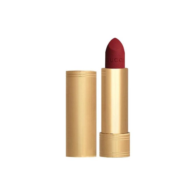 Gucci lipstick [Expiry date] Golden Velvet Lipstick, Colorful Velvet Mist Gold Tube Lipstick, Matte, Easy to Color, Moisturizing, 3.5g