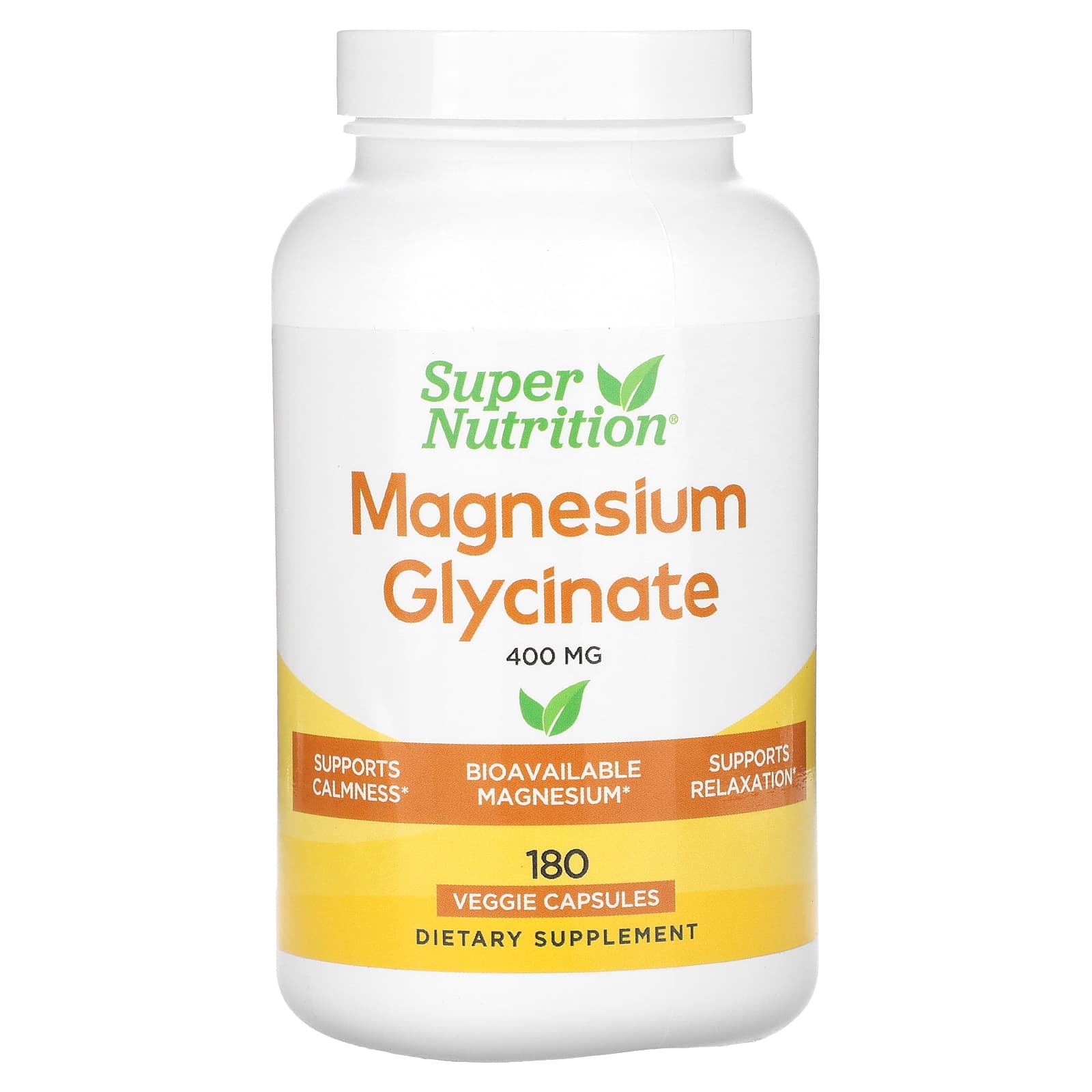

Magnesium Glycinate, Veggie Capsules 180 (133Mg per Capsule)