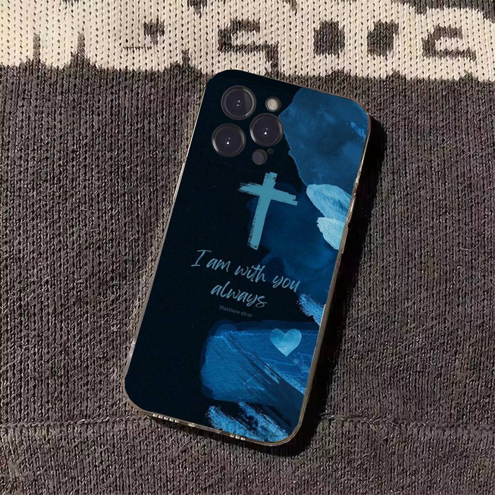 God Jesus Bible Verse Isaiah Phone Cases For iPhone 17 16 15 14 13 12 11 Pro Max Plus Luxury Camera Protection Plastic