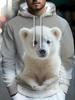 Men'S Trendy And Stylish Casual Hooded Sweatshirt, Blending Sports Leisure with Street Fashion Elements, Modern, Minimalist, And Cool. Features a