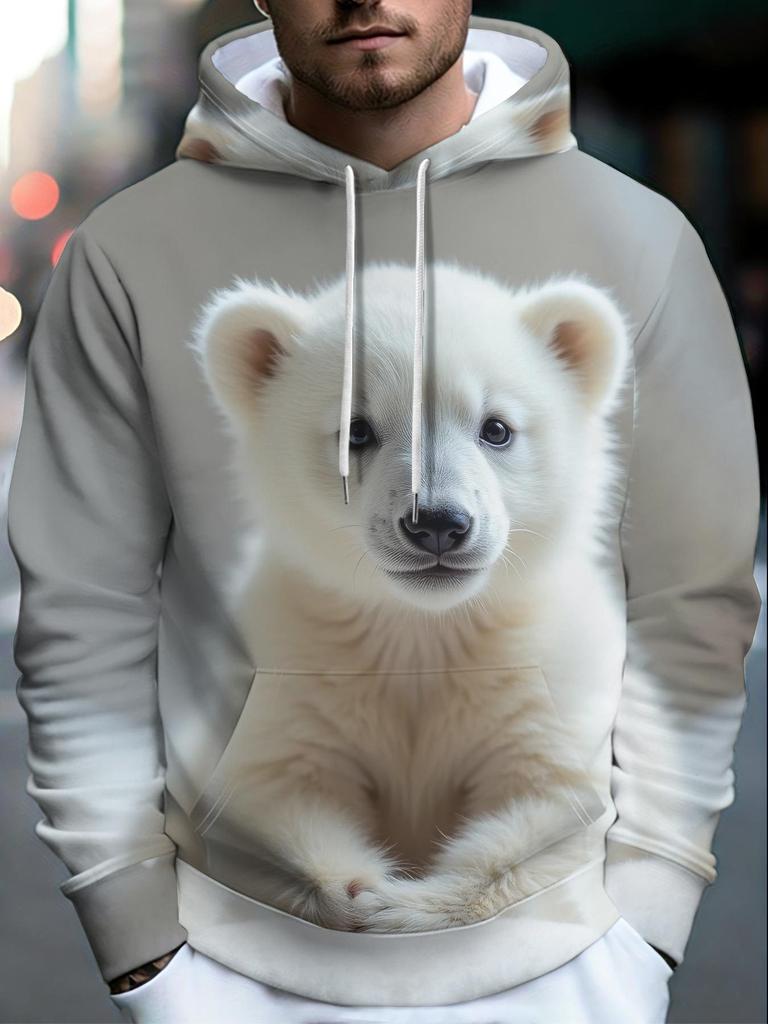 Men'S Trendy And Stylish Casual Hooded Sweatshirt, Blending Sports Leisure with Street Fashion Elements, Modern, Minimalist, And Cool. Features a