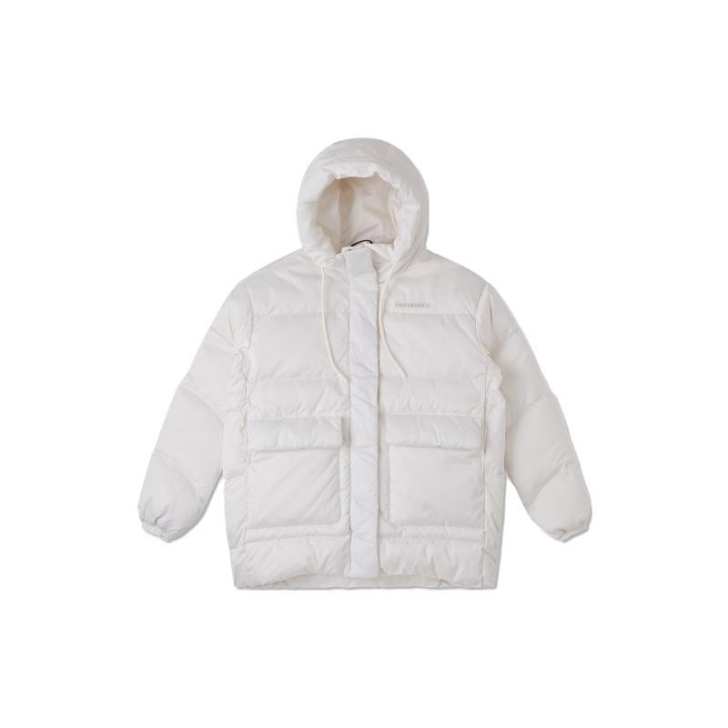 

New Converse Down Jacket Women s White 10025220-A01 XL