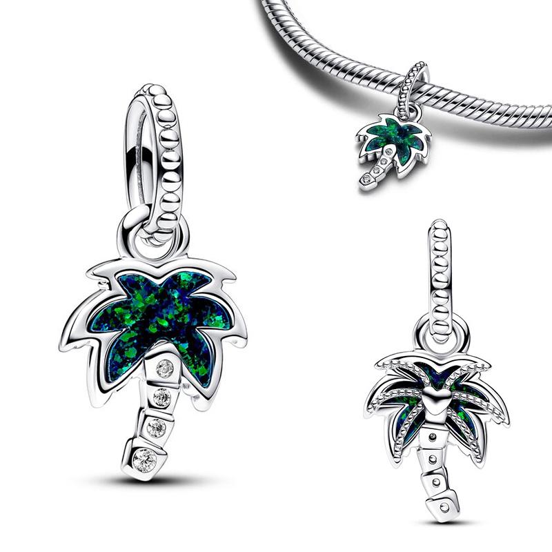 New In Spinnable Face Robot Dangle Charm Beads Fits Bracelets Necklace Women Luxury Pendants Jewelry Festival Gift