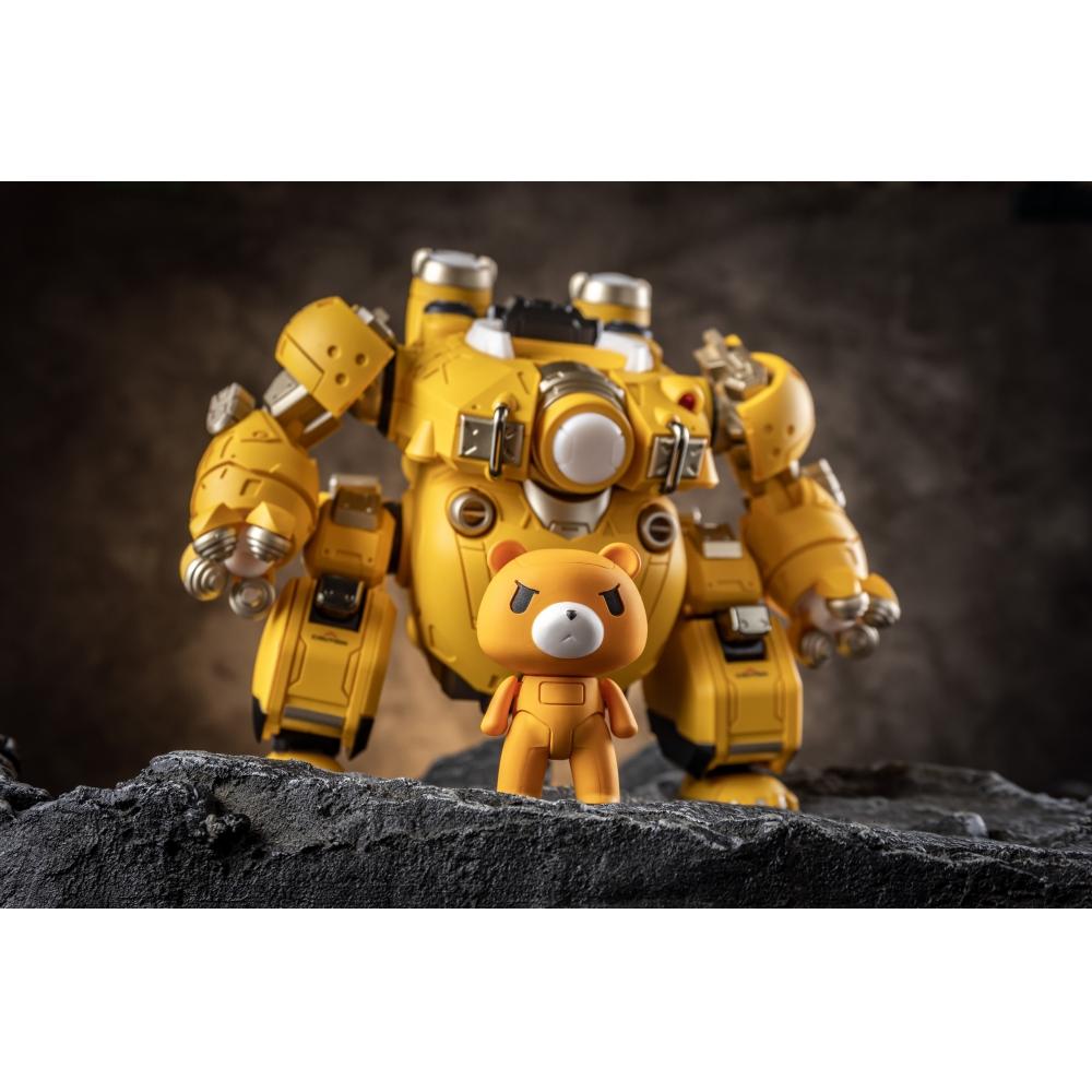 Super Mecha Champions Super Mecha Champions Alpha Caramel Żółty głośnik z figurką