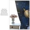 Solar System Window Curtains, Outer Space Space Astronaut Galaxy Window Treatments for Kids Boys Girls Bedroom Living Room