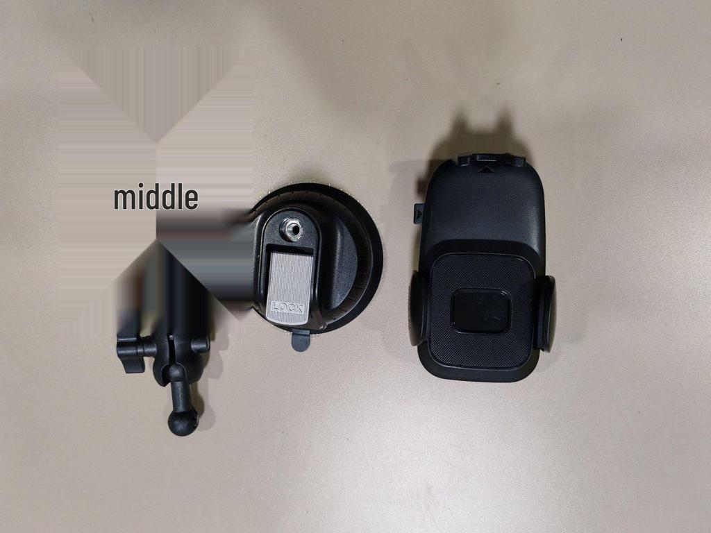 Car-Mounted Multi-Directional Phone Holder for Overhead and First-Person View Shooting with Suction Cup