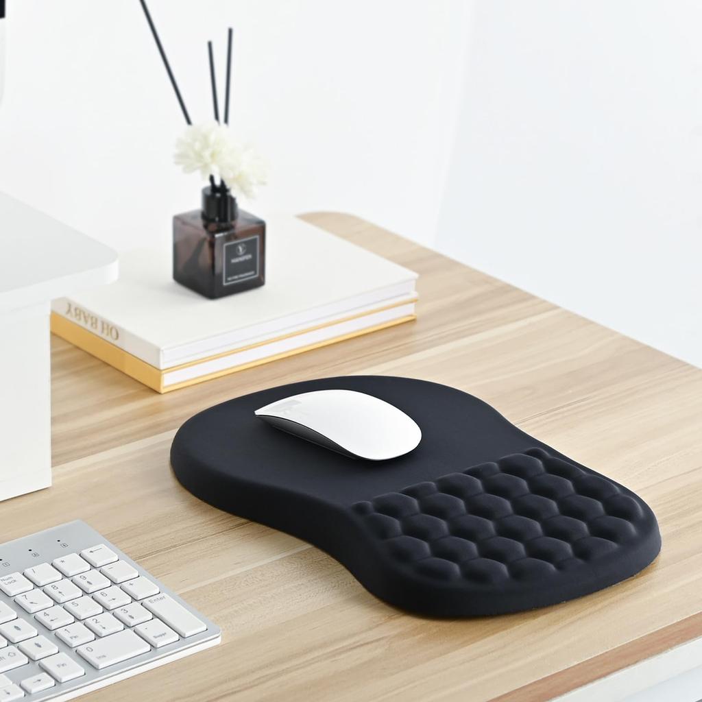 EooCoo Pad Wrist Slanted Wrist Ergonomic Wrist Support Massage Dot Design Thick Gel Base Prevents Tendonitis For Use Wireless Mouse Compatible Fatigue