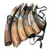 Set of 6 Viking War Genuine Horn Whistle, Medieval Sounding Horn, Norse Cattle Bugle, Ancient Hunting Tool, Resonating