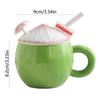 Large Capacity Creative Coffee Cups with Lid Cute Summer Drinkware  Birthday Gifts