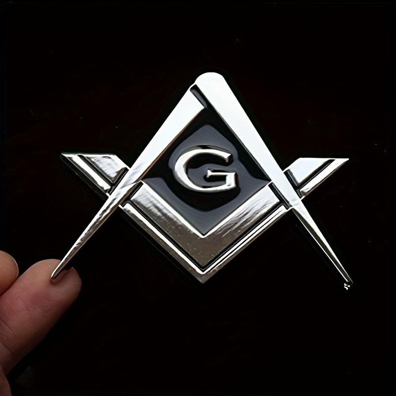 1/2/3pcs of Large G Car Logos Square And Compass Stickers for Cars Trucks Motorcycles Gifts And Additions