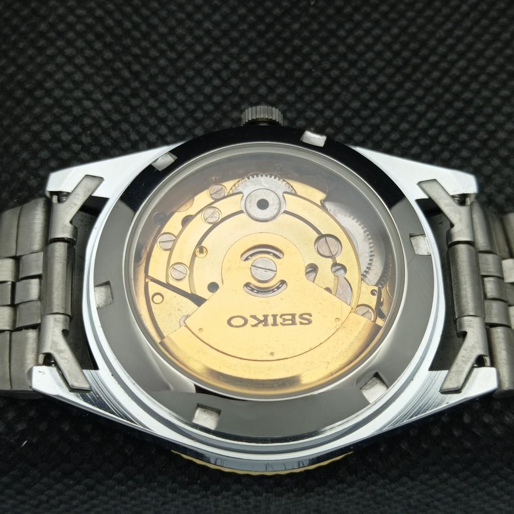 Generalüberholte Seiko 5 President Auto Herrenuhr aus Japan mit transparenter Rückseite, a305192-9