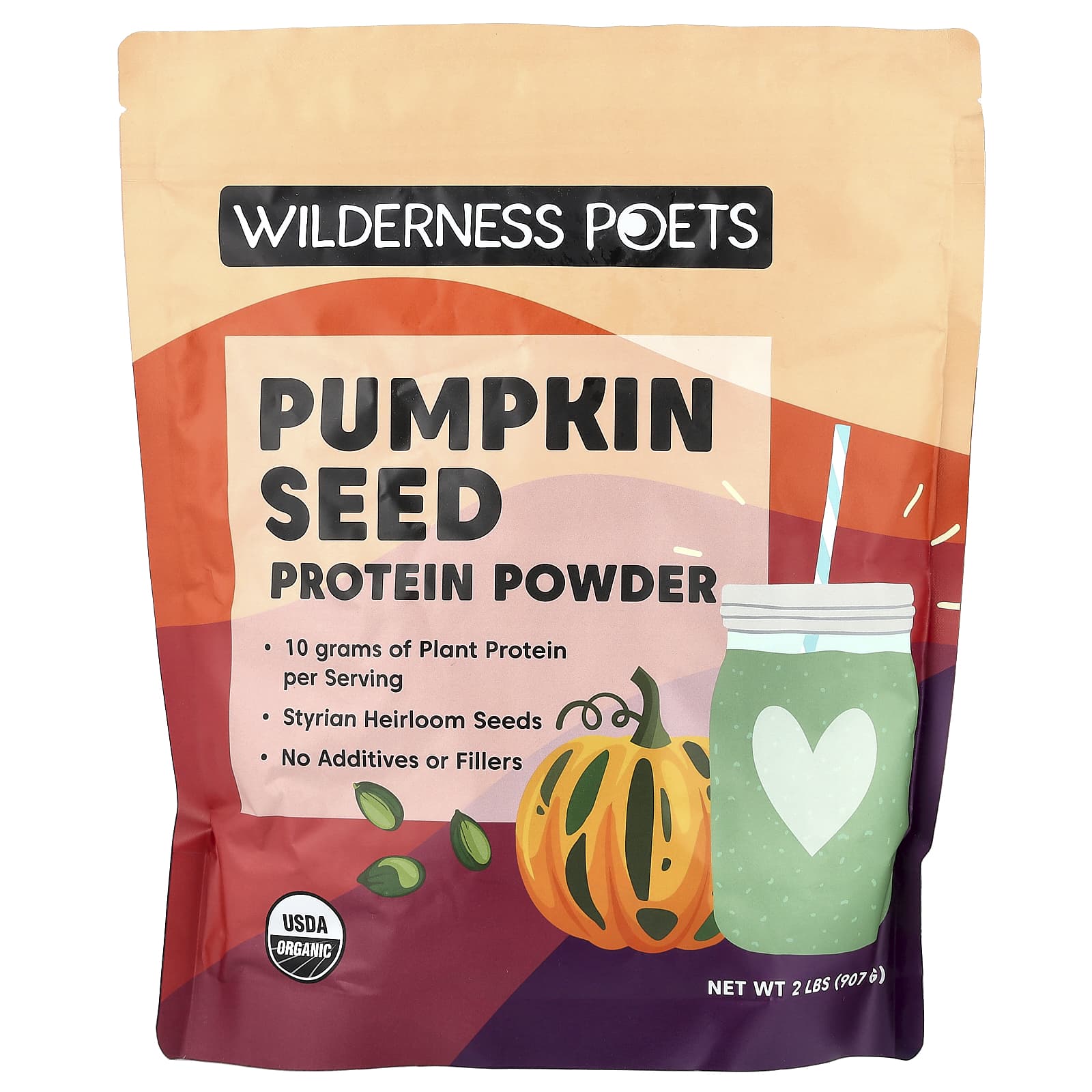 

Organic Pumpkin Seed Protein Powder, 907G (2Lbs)