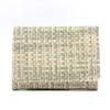 New Fashion Woven Pattern PU Folding Wallet for Women Multifunctional Short Coin Purse Multi-card Slot Card Holder ID Bag