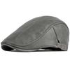 HT4864 Berets Autumn Winter Hat Men Women PU Leather Cap Artist Painter Beret Hat Male Female Ivy Flat Cap Adjsutable Beret Caps