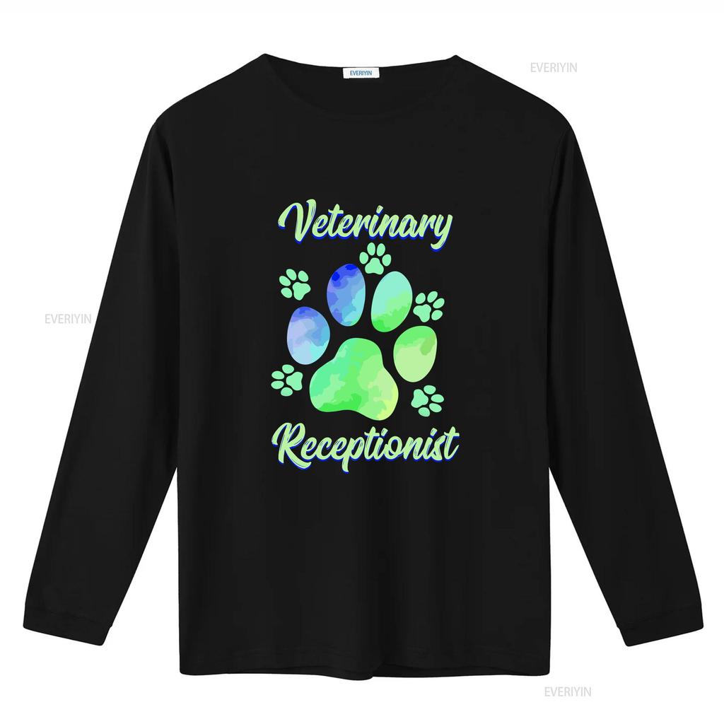 Vet Tech T Shirt Reception Veterinarian Animal Veterinary Receptionist Vintage Washed Fashion Soft Streetwear Stylish Casual