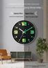 12-Inch Silent Luminous Quartz Wall Clock - Plastic, Creative Design, Popular Item