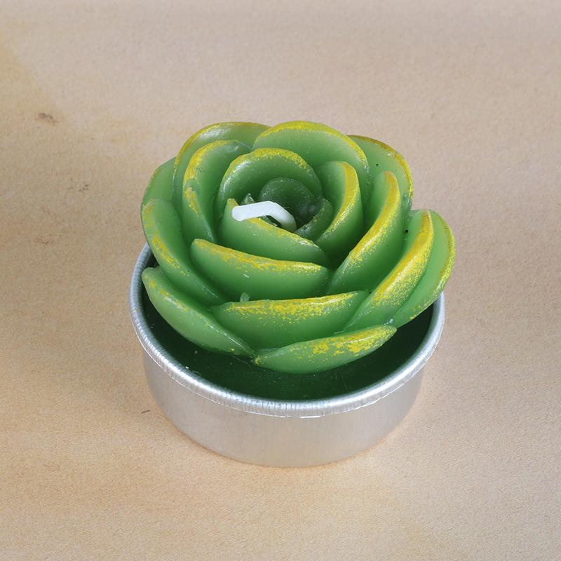 New simulation succulent plant candles, rose candles, 44 product combinations, and special-shaped paraffin candles