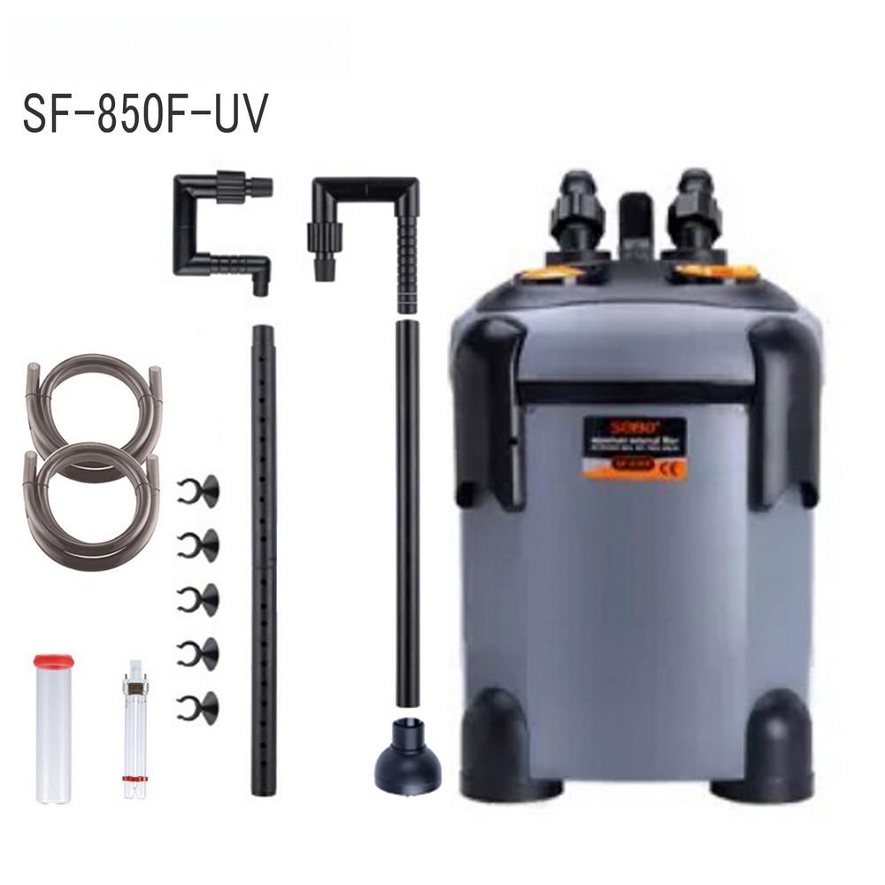 Secchio Filtro Esterno per Acquario Filtro Esterno a Canestro per Acquario con UV SF-650F/SF-850F/1000F/1200F/1500F