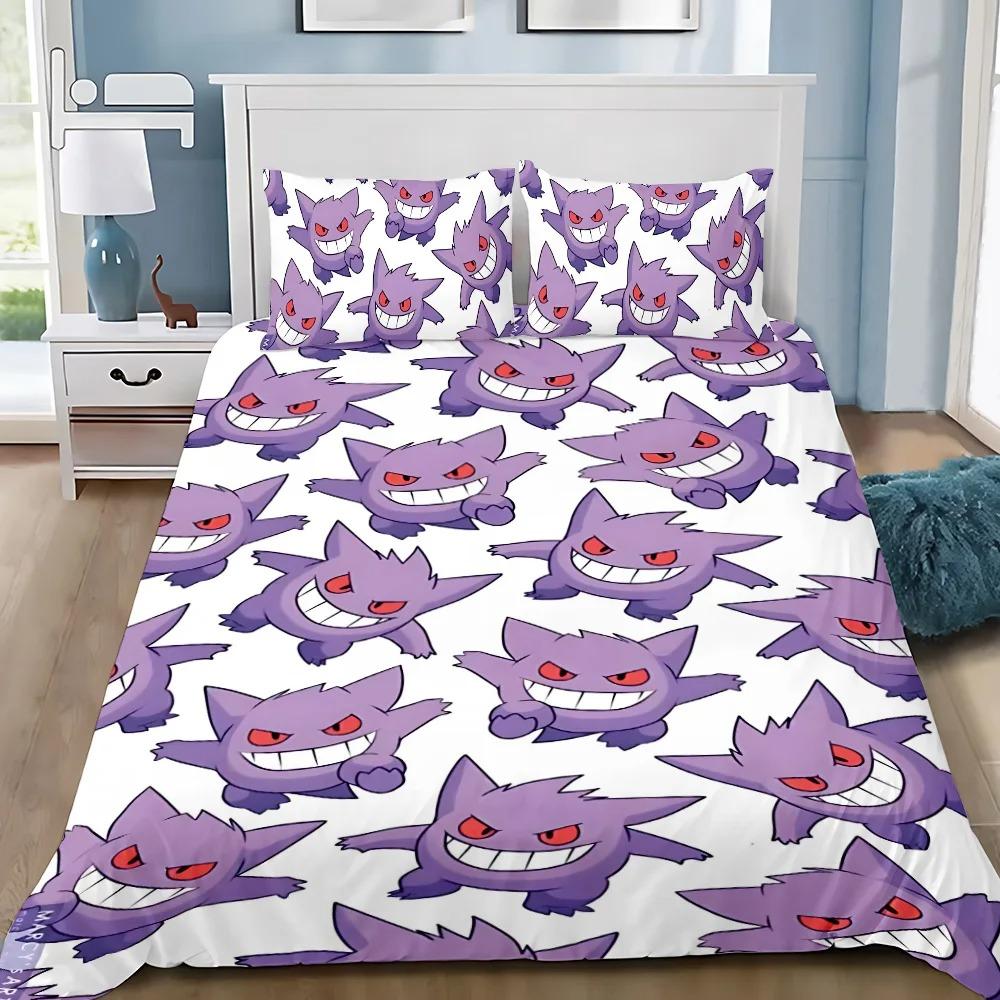 Bettbezug Kissenbezug Bettwäscheset Cartoon Böse Gengars Erwachsene Junge Mädchen Schlafzimmerdekoration Kindergeschenk Einzel Doppel Übergröße