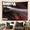 Pantera Vulgar Display of Power Tapiserie de perete Ideală pentru Dormitor cu Tematică Rock, Sufragerie și Accente Unice pentru Casă