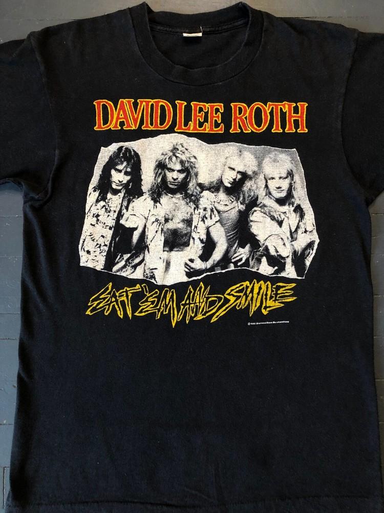 Vintage David Lee Roth Tshirt Cotton For men Women S4XL Unisex T-Shirt XXXL