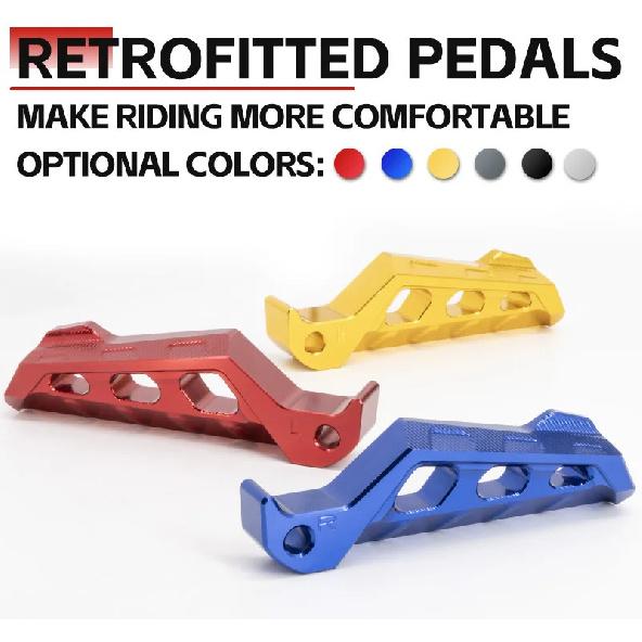 For Zontes G1 125 ZT125 G1 ZT125U ZT 125 U ZT 310X ZT310R Motorcycle Accessories Rear Pedal Passenger Footrest Pegs Foot Plate