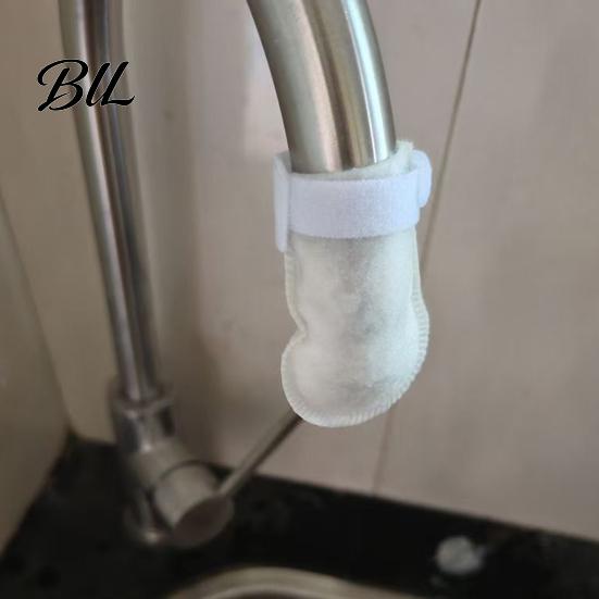 Universal Faucet Filter Cover Water Bag Non-Woven Fabric High-Density Sediment Remover for Soft Flow Tap Rust & Particles Anti-Splash High-density
