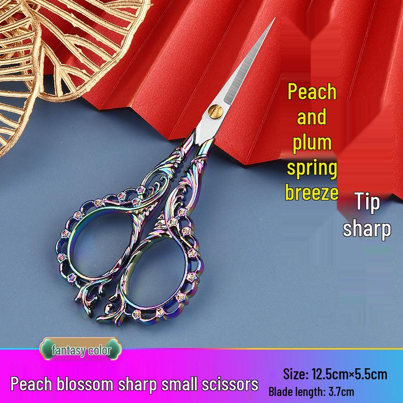 Mini Portable Stainless Steel Pointed Scissors for Cross Stitch, Thread, and Paper Cutting