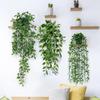 Artificial String of Pearls Vine: Cross-Border Hanging Green Plant for Home and Living Room Décor